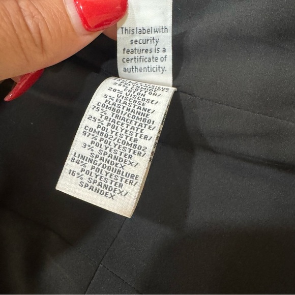 Diane Von Furstenberg Gilet Striped Vest Dress Black White Size 4 Retails $495 - Picture 11 of 12